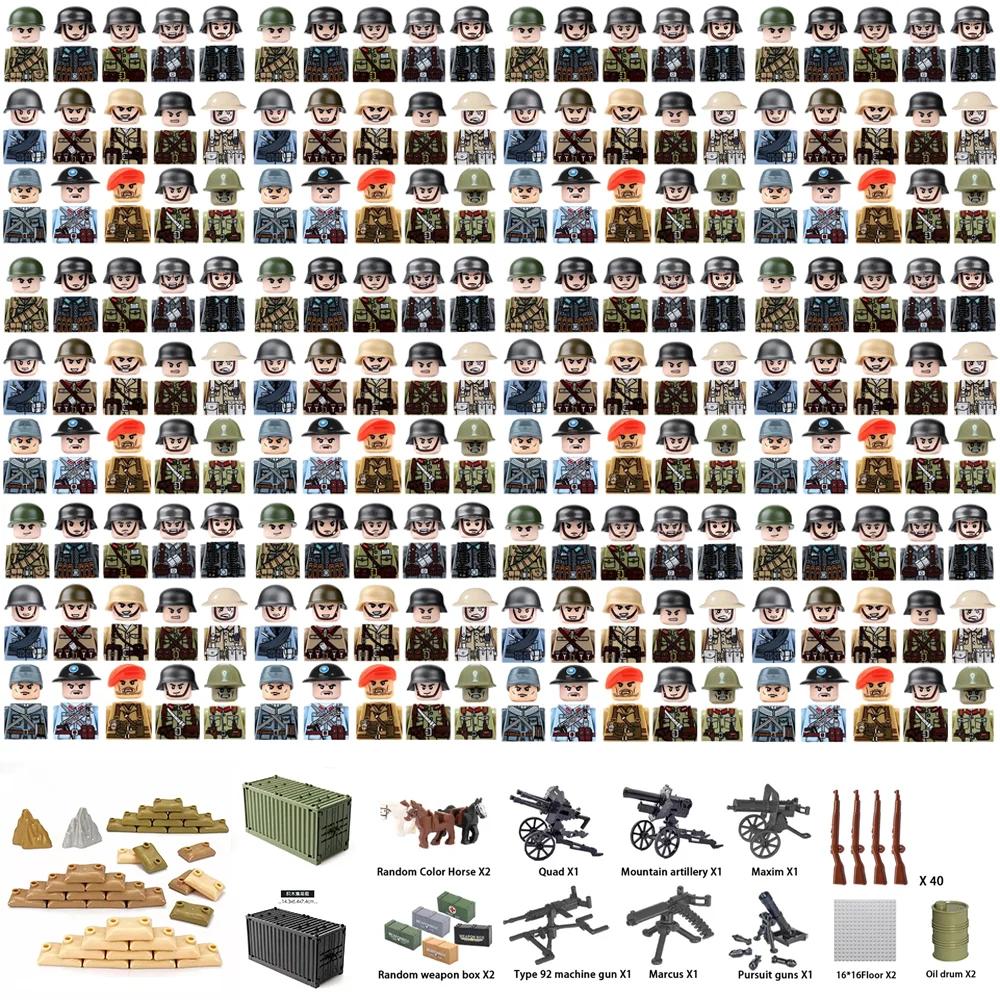 Lego Set Technic - США Великобритания Вторая мировая война Военные