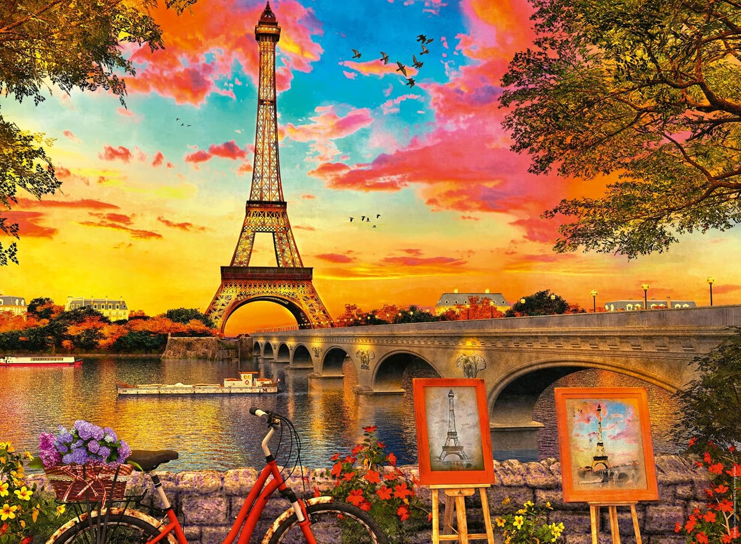Kids Toys Paris - Ночь на Эйфелевой башне в Париже
