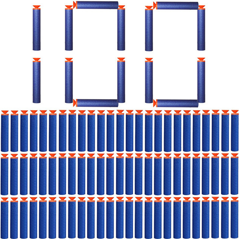Foam Dart Gun - 100 шт. пули с синей головкой