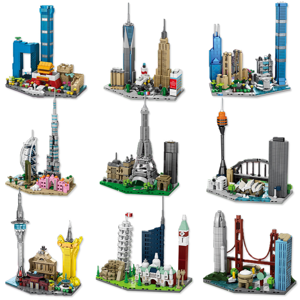 Kids Toys Dubai - Известные городские строительные блоки, Италия, Австралия,