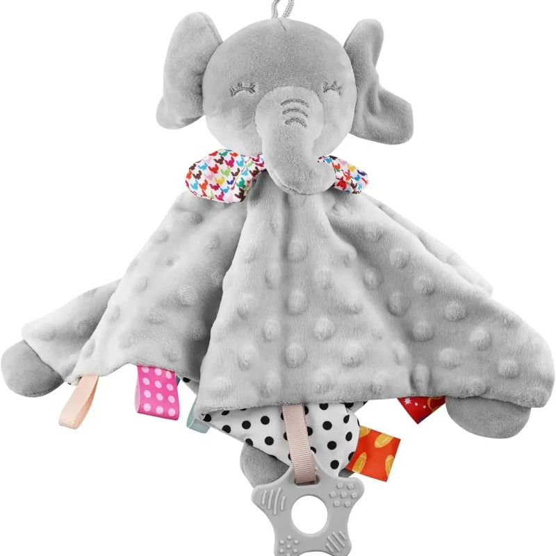 Kids Toys Elephant - Детское одеяло со слоном, мягкое успокаивающее