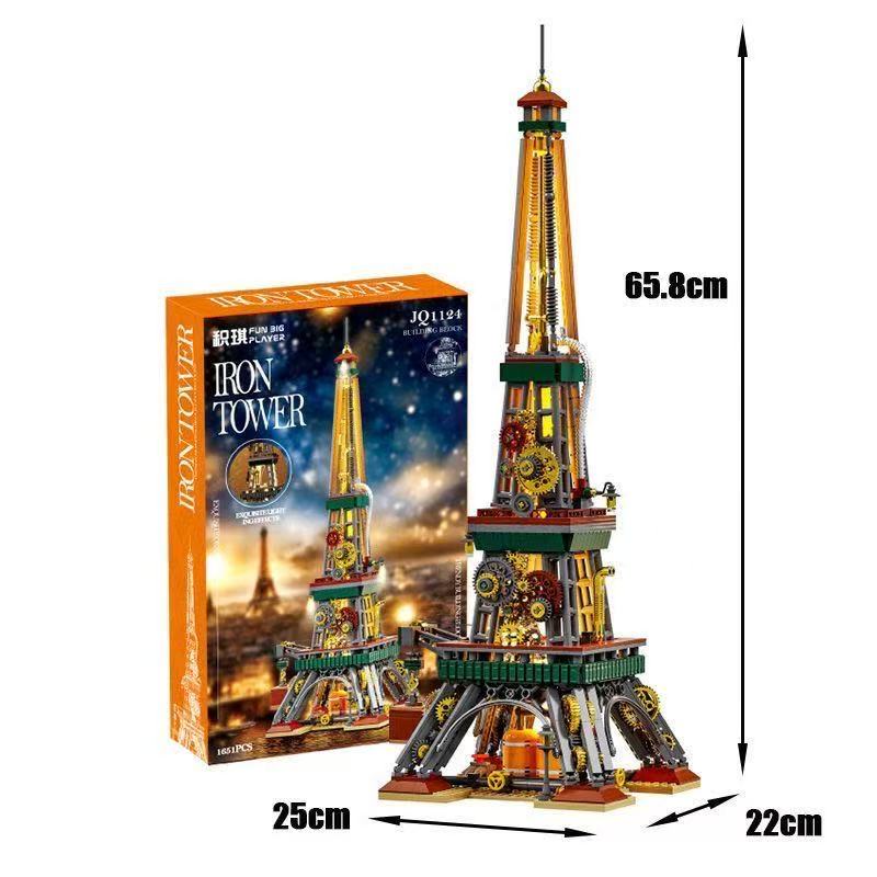 Kids Toys Paris - Конструктор 1651 деталь: Креативная модель Эйфелевой