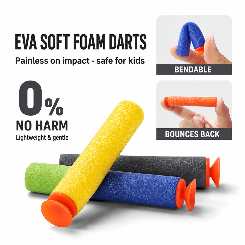 Набор из 100 штук сменных дрот – обзор и цена Foam Dart Gun
