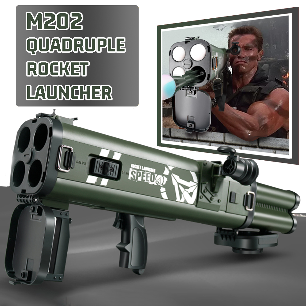 Четырехместный гранатомет M202 – обзор и цена Foam Dart Gun