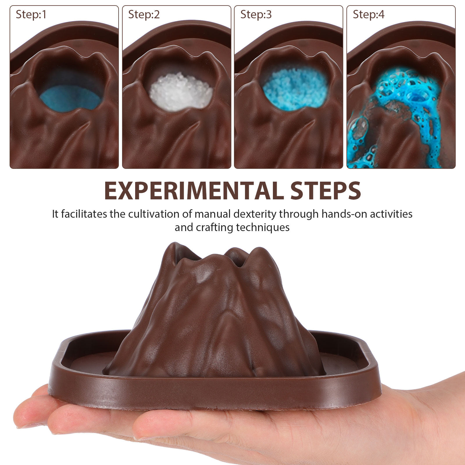 Набор из 10 форм для вулкана:  – обзор и цена Volcano Experiment Kit