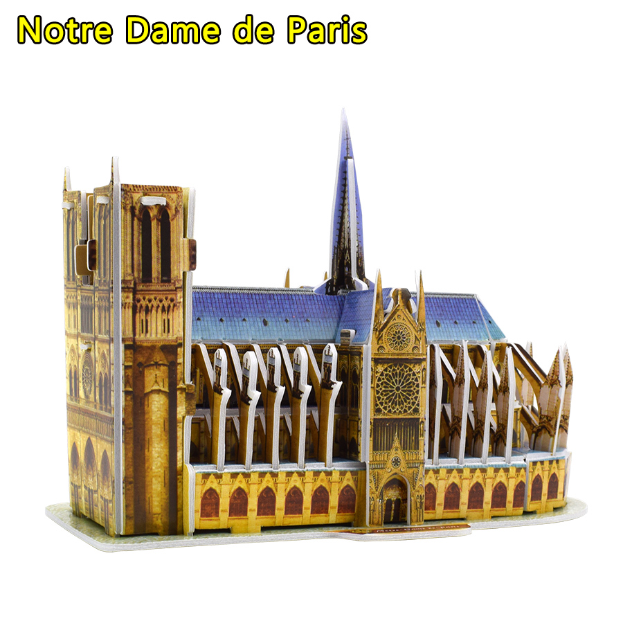 3D головоломка «Нотр-дама Пари – обзор и цена Kids Toys Paris