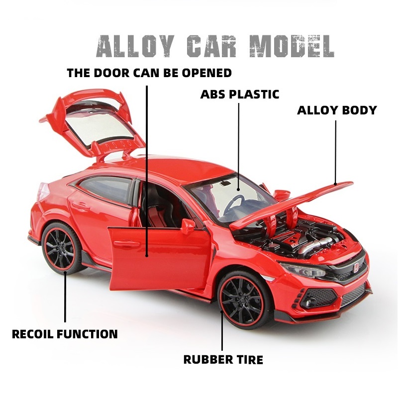 Модель Honda Civic Type R JDM, – обзор и цена Kids Toys Car